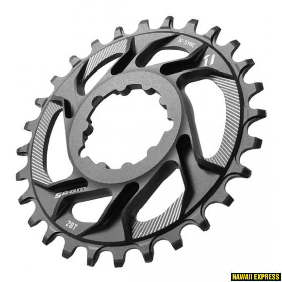 11.6218.018.007-560x560.jpg Chain Ring X-Sync 28T Direct Mount 6mm Offset Alum 11 speed - attēls 1